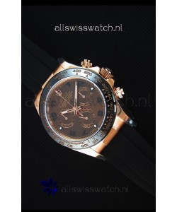 Rolex Daytona 116515 Everose 1:1 Mirror Replica Rose Gold Brown Dial Watch 