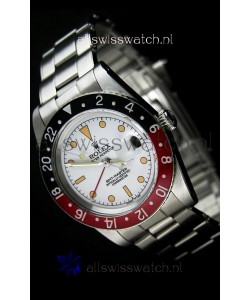 Rolex GMT Master Vintage Edition Swiss Replica Watch in White Dial 