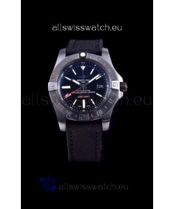 Breitling Avenger II BlackSteel GMT Swiss Replica Watch 1:1 Ultimate Swiss Replica Watch