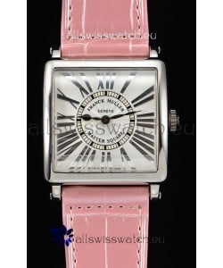 Franck Muller Master Square Ladies Pink Strap 1:1 Mirror Replica Watch