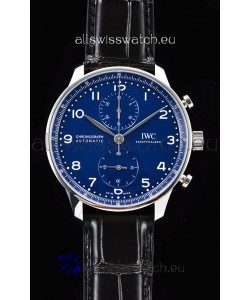 IWC Portuguese Chronograph Blue Dial 1:1 Mirror Swiss Watch 