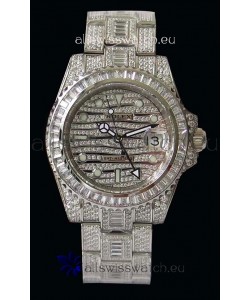 Rolex GMT Masters II Iced out Swiss Replica Watch 