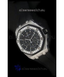 Audemars Piguet Royal Oak Offshore Lady Alinghi Swiss Watch in Black Dial