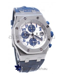 Audemars Piguet Royal Oak Offshore Navy Edition Swiss Watch in White Dial