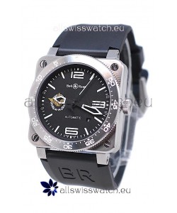 Bell and Ross BR 03 Type Aviation Brushed Steel Swiss Automatic Watch