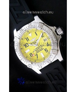 Breitling Seawolf Swiss Watch Yellow Dial - Ultimate Mirror Replica Watch 