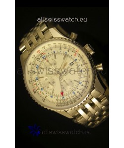 Breitling Navitimer World GMT - 1:1 Mirror Ultimate Edition White Dial