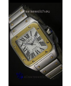 Cartier Santos 100 Swiss Watch 38.5MM - 1:1 Mirror Ultimate Replica