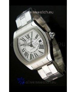 Cartier Roadster Swiss Replica Watch Stainless Steel - 38MM Wide