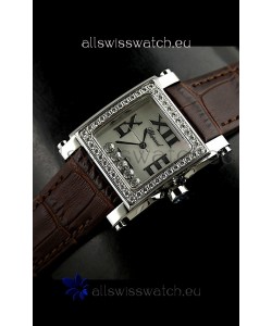 Chopard Happy Sport Swiss Replica Watch in Brown Strap