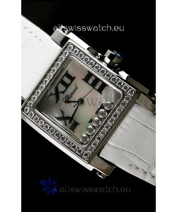Chopard Happy Sport Swiss Replica Watch in Shell White Dial
