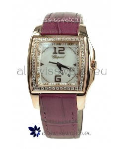 Chopard Two O Ten Ladies Swiss Replica Watch in Pink Strap
