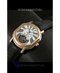 Daniel Roth Classic Tourbillon Swiss Watch in Rose Gold Case
