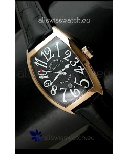 Franck Muller Black Casa Japanese Replica Watch in Black Dial