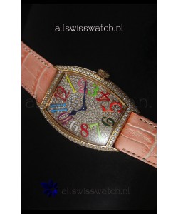 Franck Muller Master of Complications Casablanca Ladies Watch in Rose Gold Case 