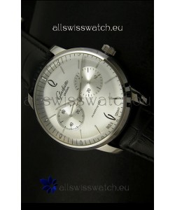 Glashuette Senator Japanese Replica Watch in Steel Dial