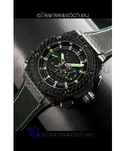 Hublot Big Bang Ayrton Senna Full Carbon Casing Swiss Watch 