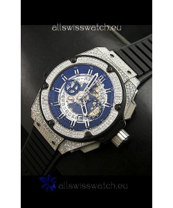 Hublot Big Bang King Power Skeleton Steel with Diamonds