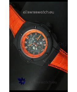 Hublot Big Bang Volcano Skeleton Swiss Quartz Watch 45MM