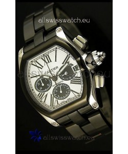 Cartier Roadster Chronograph XL Original DLC Coated 1:1 Mirror Replica Watch