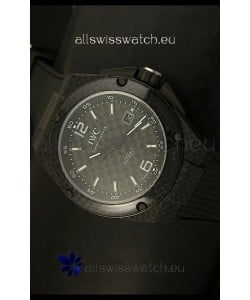 IWC Ingenieur Carbon Casing Swiss Replica Watch in Black Carbon Dial