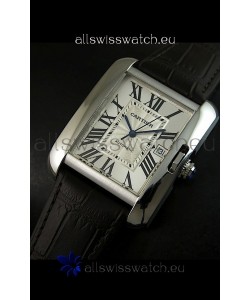 Cartier Tank Swiss Replica Watch 1:1 Mirror Replica Watch - Steel Casing