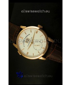 A.Lange & Sohne Reguliert Manual Handwind Watch in Pink Gold Case