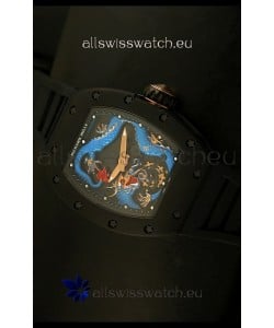 Richard Mille RM057 Tourbillon Jackie Chan Swiss Replica Watch in PVD Case