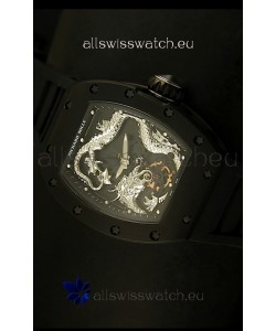 Richard Mille RM057 Tourbillon Jackie Chan Swiss Replica Watch in PVD Case