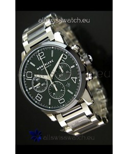 Mont Blanc Timewalker Ceramic Strap Inlays Watch in Black - 1:1 Mirror Replica