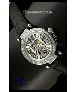 Cartier Ronde De Ladies Replica Watch in Decorated Skeleton Dial