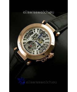 Cartier Ronde De Ladies Replica Watch in Decorated Skeleton Dial