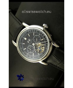 Patek Philippe Complications Tourbillon Japanese Replica Watch in Steel