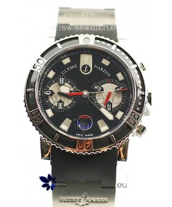 Ulysse Nardin Maxi Marine Diver Chronograph Swiss Replica Watch 