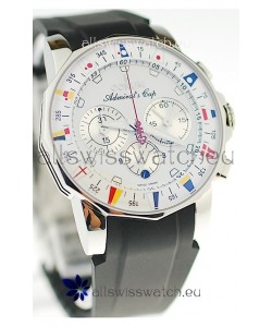 Corum Admirals Cup Chronograph Swiss Replica Watch in Rubber Strap