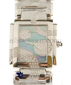 Patek Philippe Twenty Four Swiss Replica Steel Watch in Pearl Dial