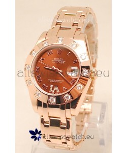 Rolex Datejust Rose Gold Japanese Replica Watch