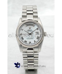 Rolex Day Date Silver Japanese Replica Watch