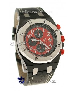 Audemars Piguet Royal Oak Offshore Limited Edition SingaporeGP 2008 Japanese PVD Watch in Red Dial