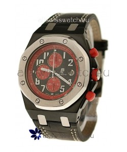 Audemars Piguet Royal Oak Offshore Limited Edition SingaporeGP 2008 Japanese PVD Watch in Black Dial