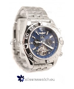 Breitling Chronograph Chronometre Replica Watch in Blue Dial