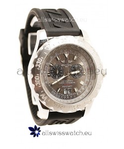 Breitling Chronograph Chronometre Replica Watch in Grey Dial