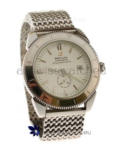 Breitling Chronometre Japanese Replica Automatic Watch in Steel Strap