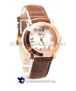 Chopard Happy Sport Swiss Ladies Watch in White Dial