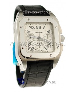 Cartier Santos 100 Swiss Chronograph Watch