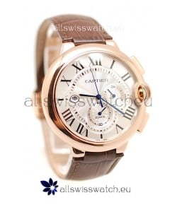 Ballon Blue De Cartier Swiss Replica Gold Watch
