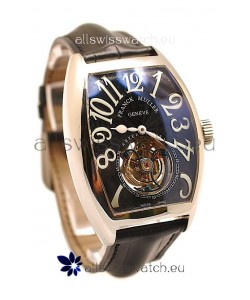 Franck Muller Aeternitas Tourbillon Swiss Replica Watch in Black Strap