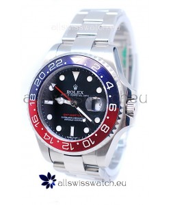 Rolex GMT Masters II 2011 Edition Replica Blue and Red Ceramic Bezel Watch