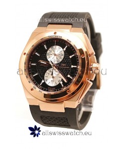 IWC Ingenieur Chronograph Japanese Gold Watch