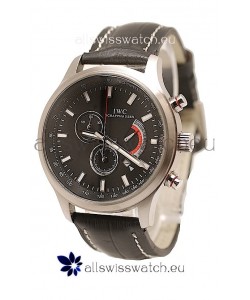 IWC Pilot Antoine de Saint Exupery Japanese Watch in Black Dial